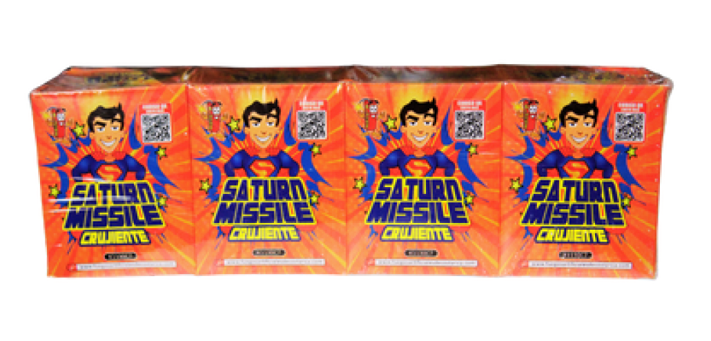 Misil de Saturno 25 shots (pack 4 unidades)