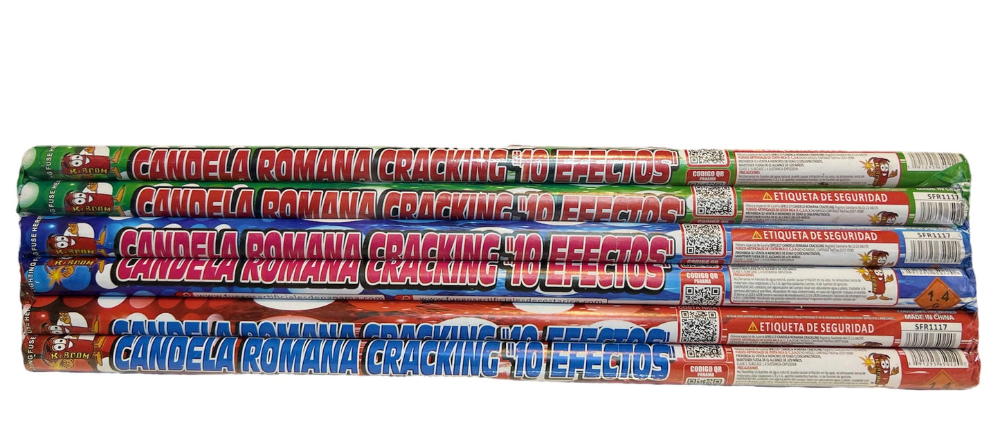 Candela Romana 10 crujiente efectos